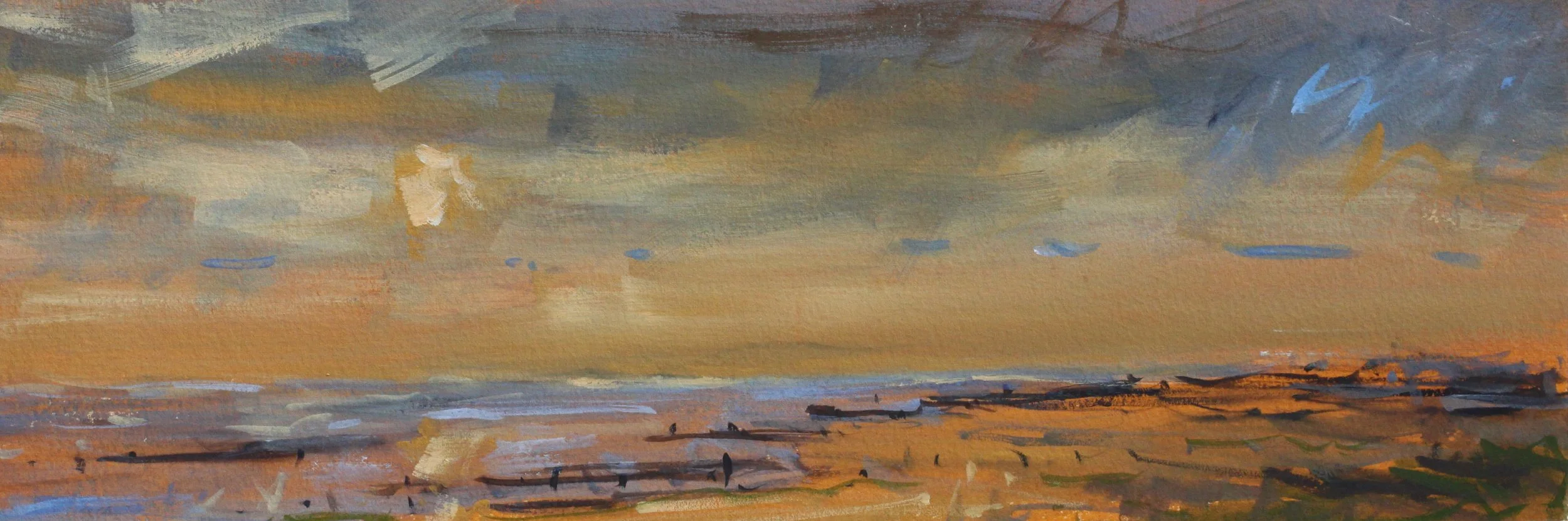 Tide out at Sunset