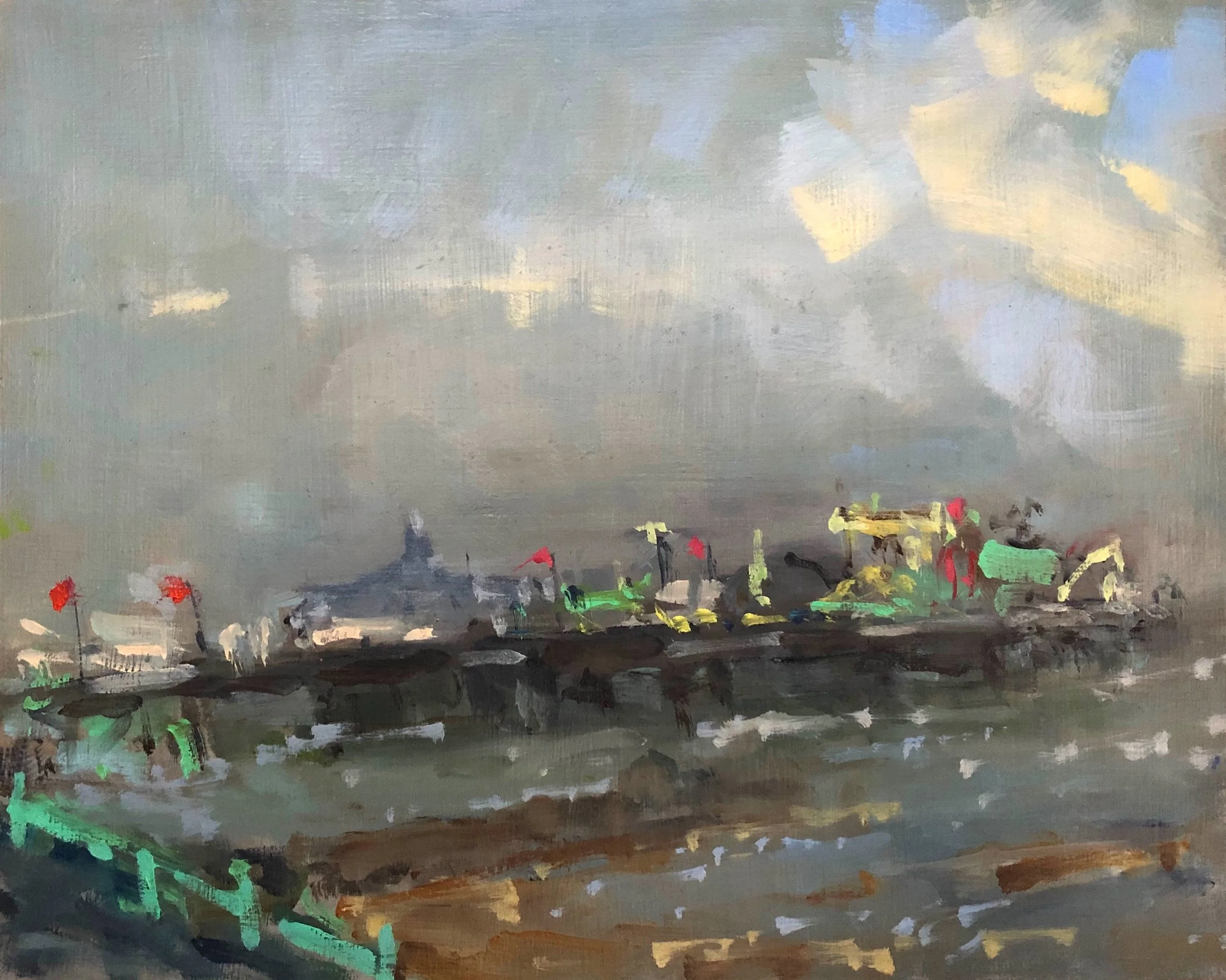 Blustery Skies over Palace Pier Oil 20x25cm.jpeg