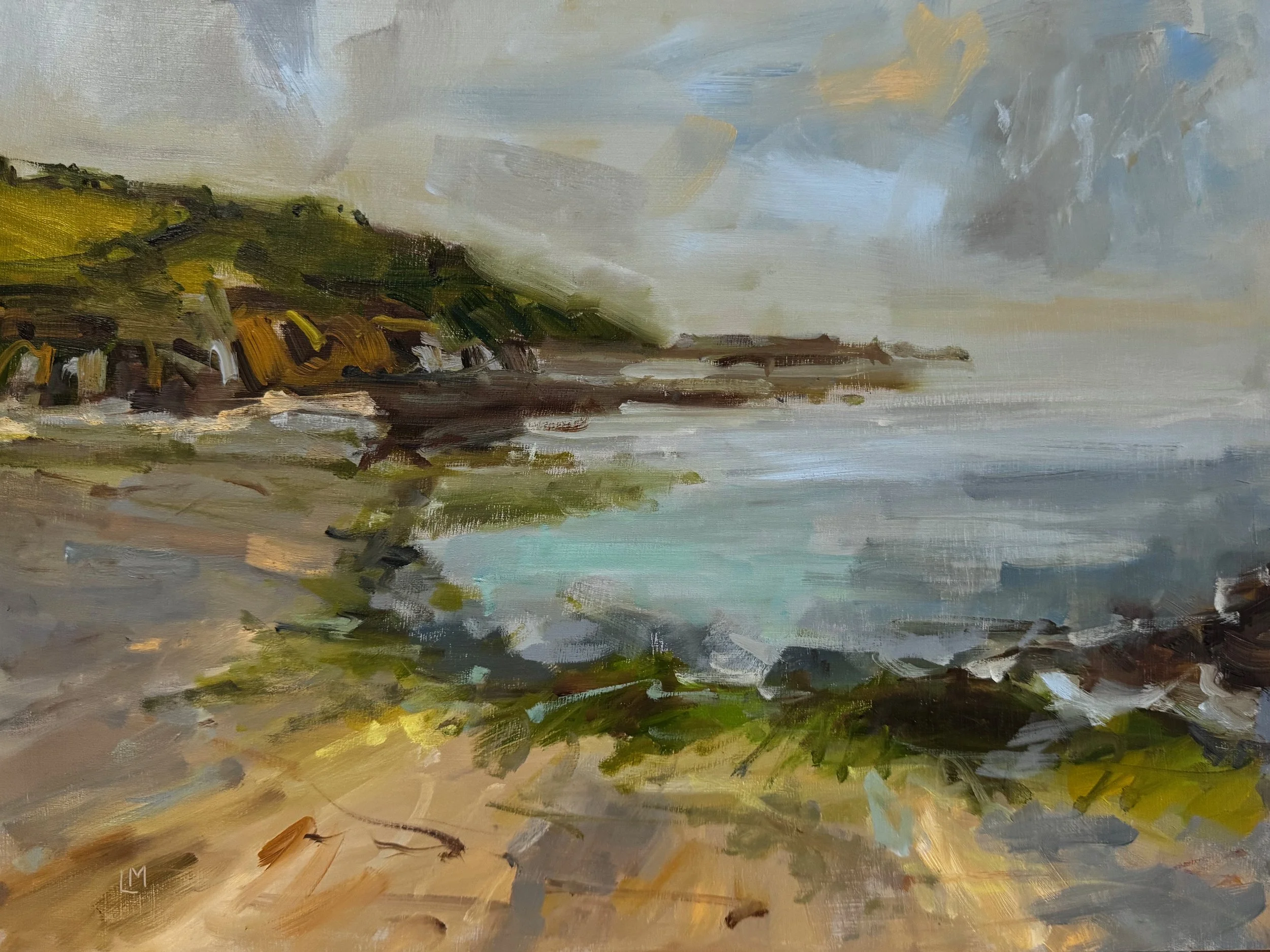 Talland Beach Before the Crowds