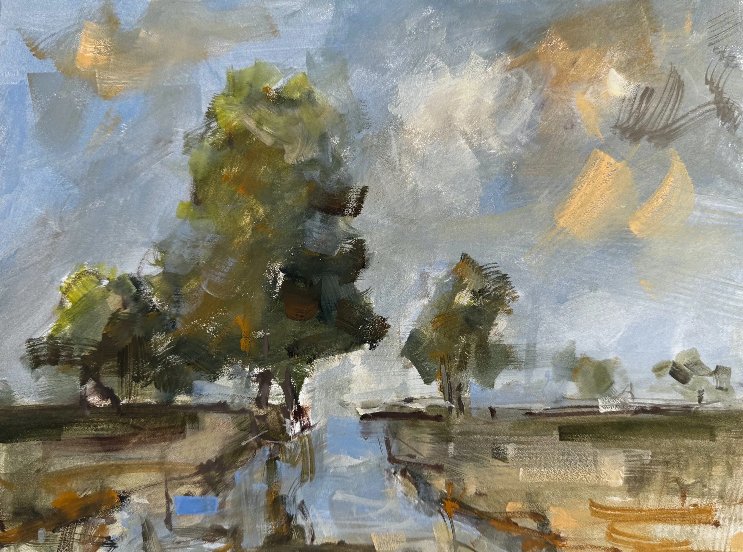 Tree by the River Gouache 23x30cm.jpg