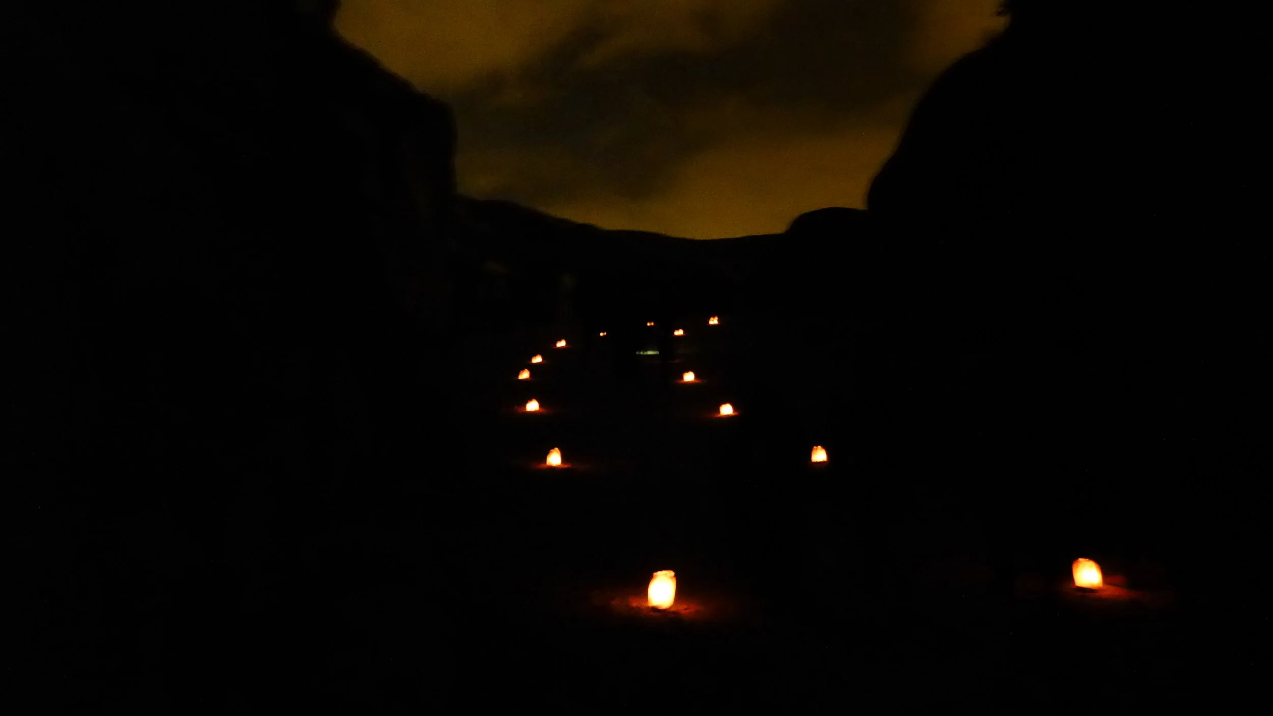 Night in Petra and Wadi Rum