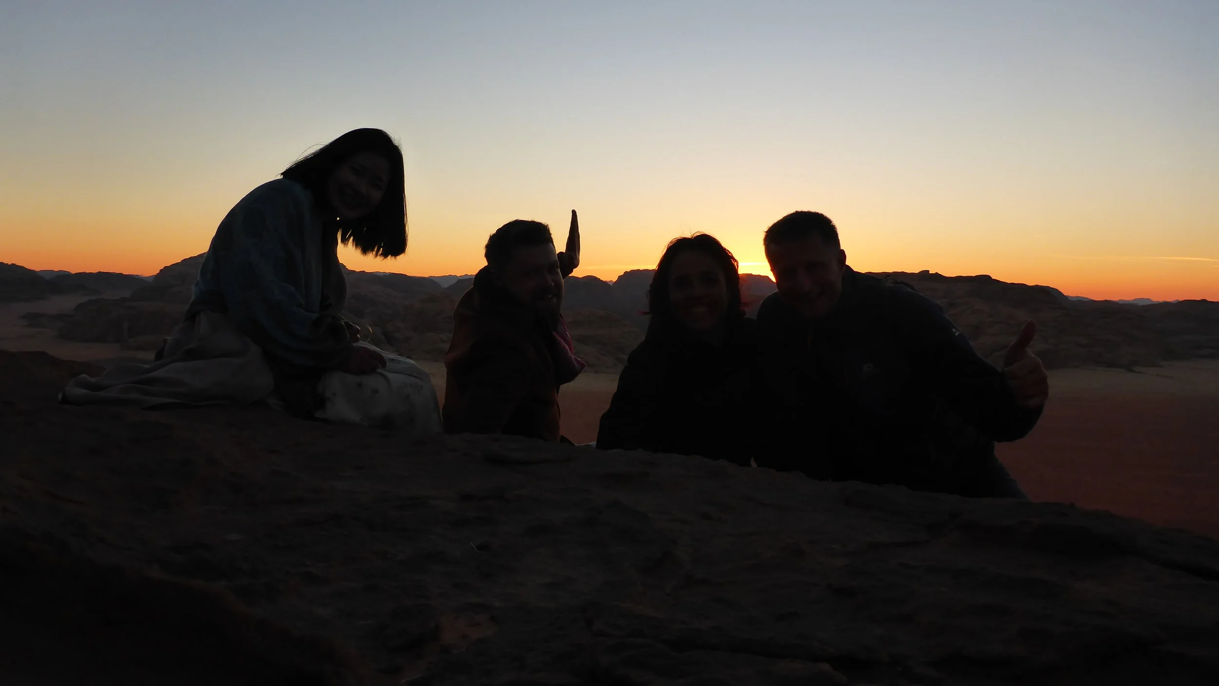Sunset at Wadi Rum