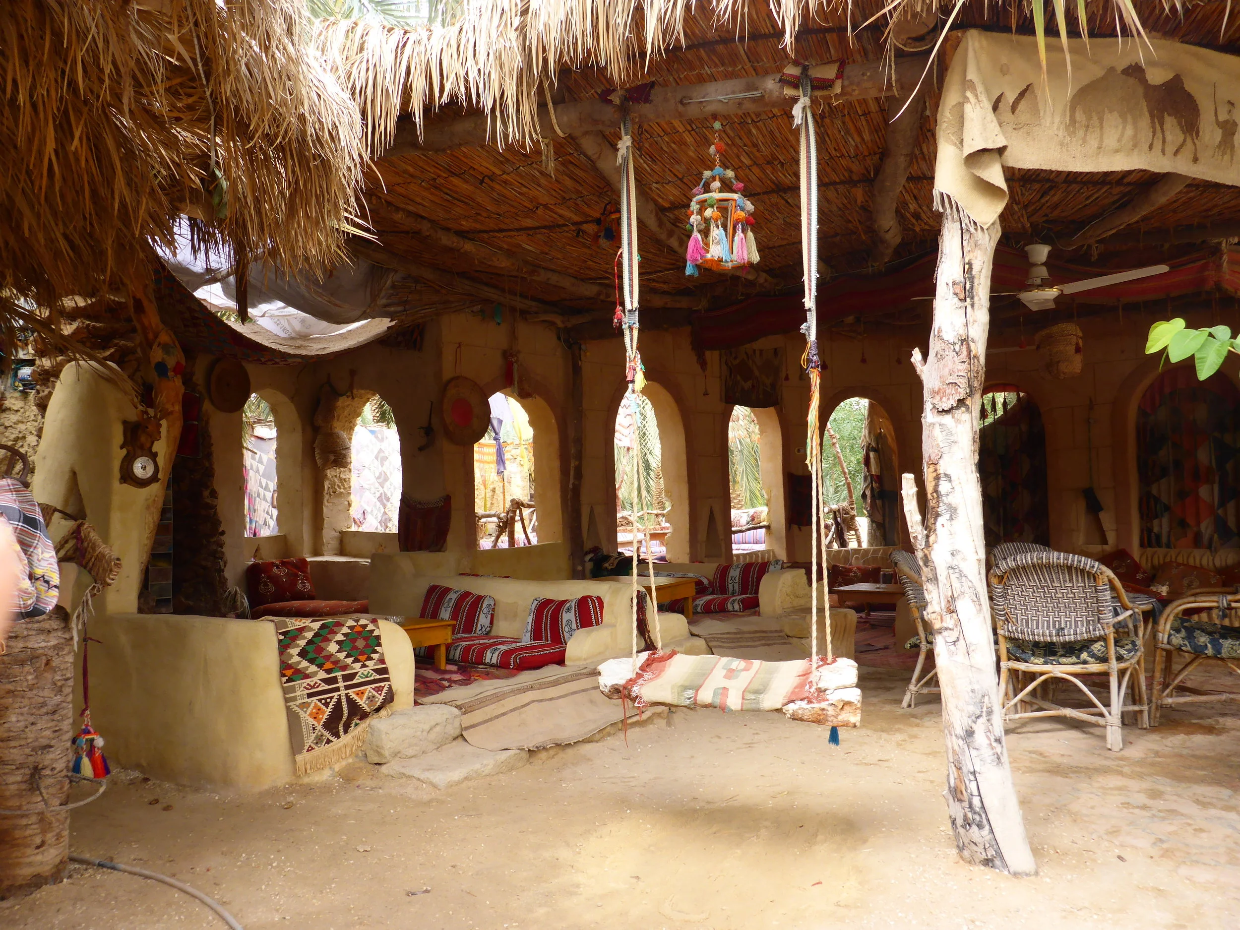 Cleopatra pool cafe at Siwa