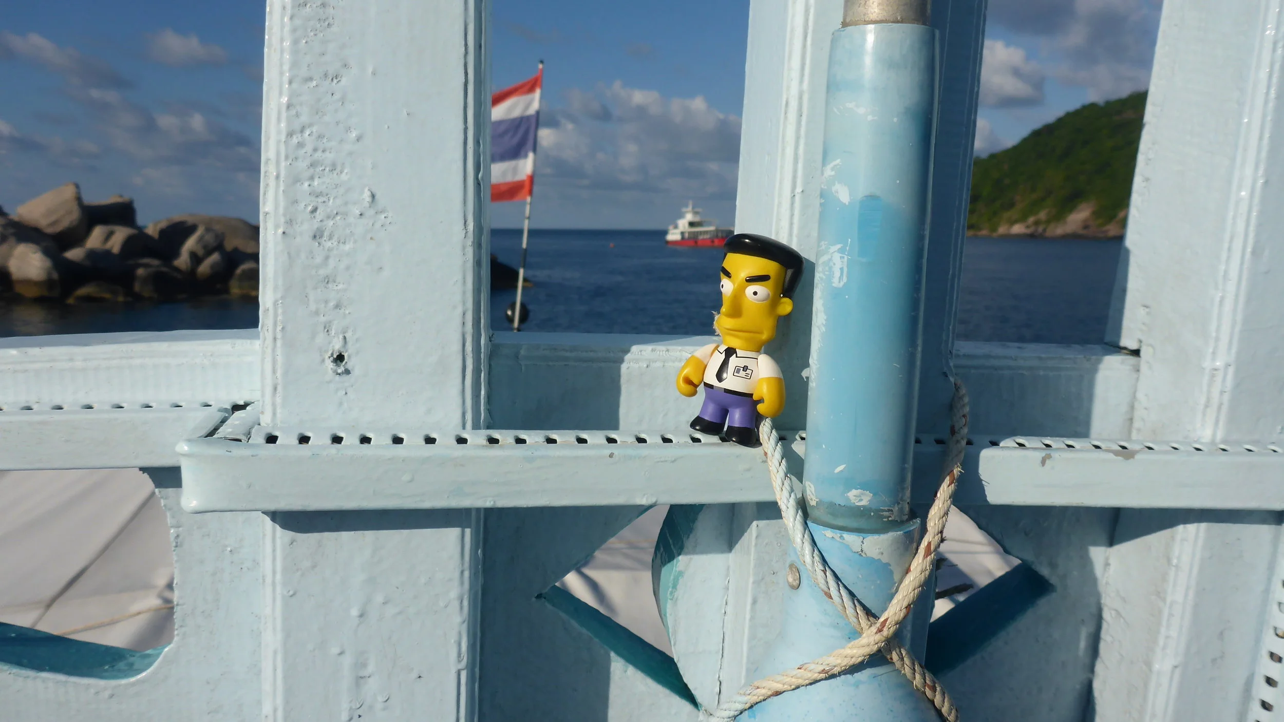 Sea sick or just hangover....