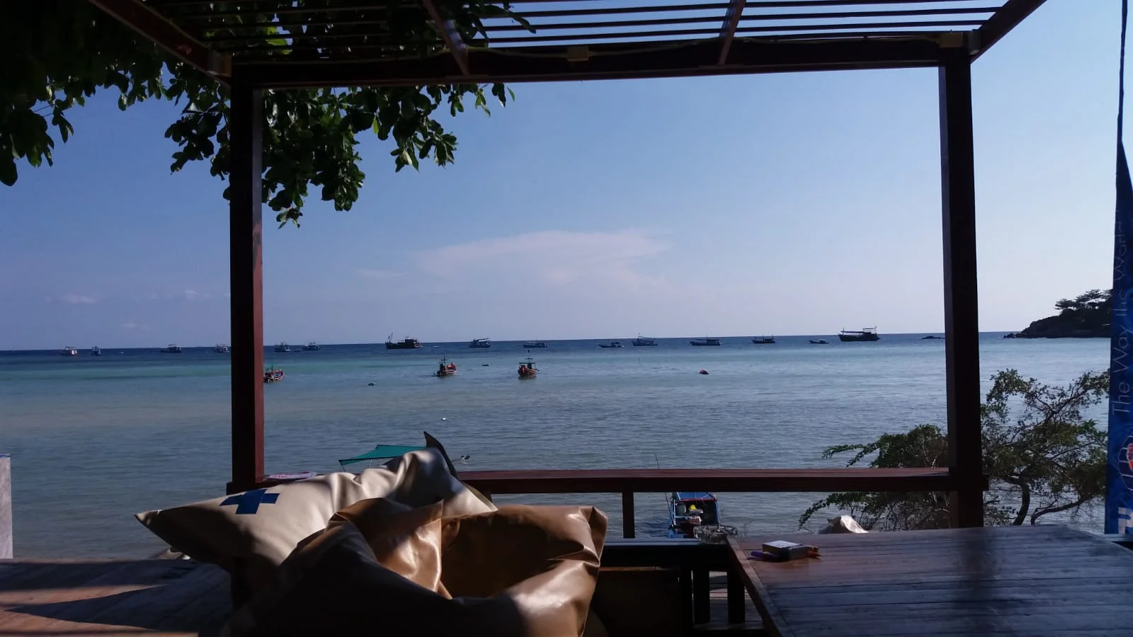 Another day in paradise. This time helping clean it. 