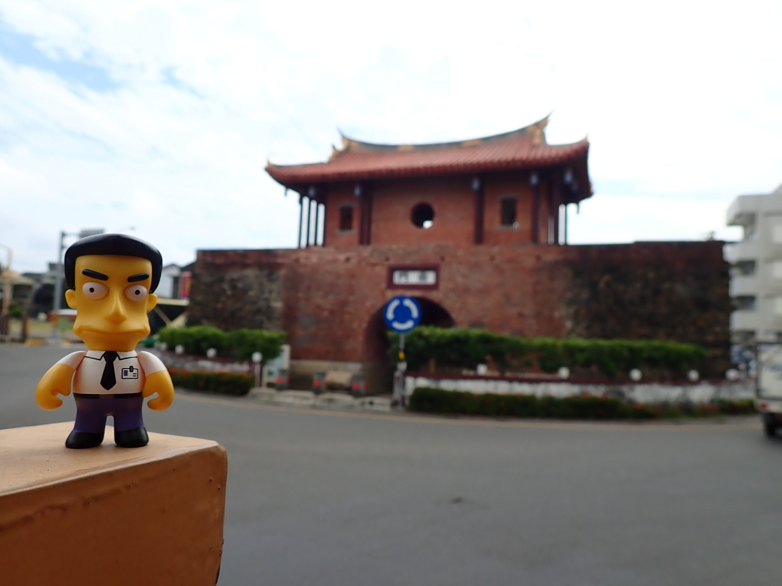 Me and Frankie on walkabout in Hengchun... 