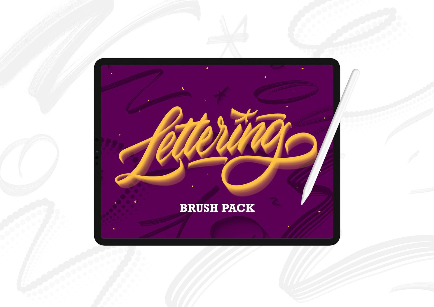 Procreate Lettering Brush Pack Calligraphy Design Made Easy