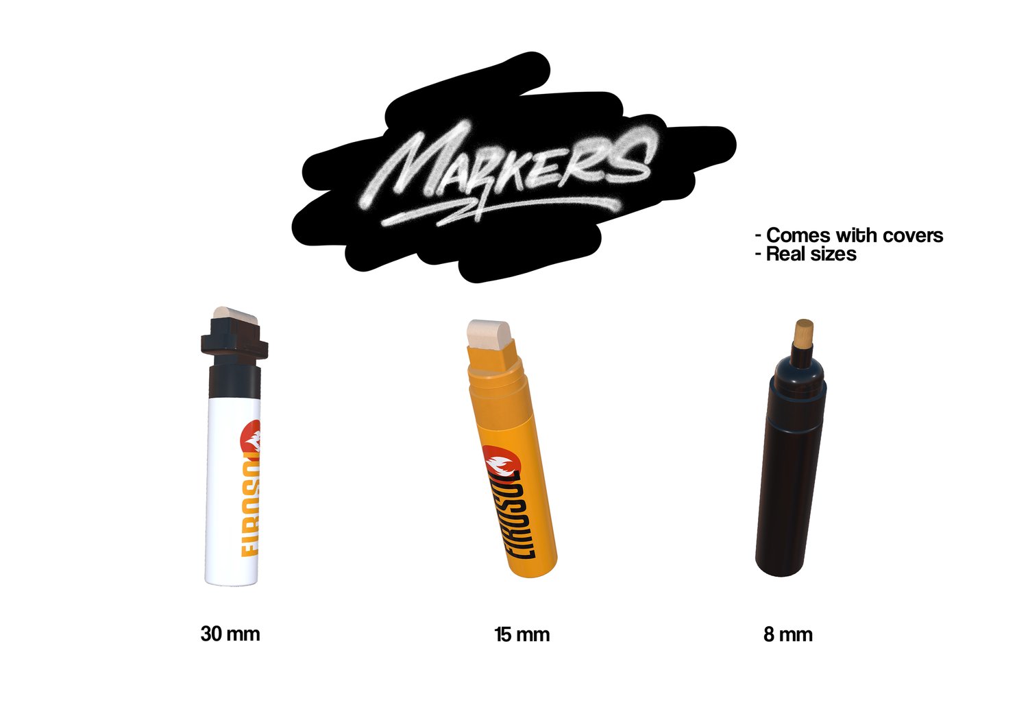 Graffiti Markers for Procreate 