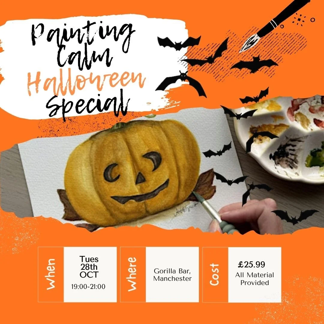 Painting Calm Halloween Special Watercolour Workshop