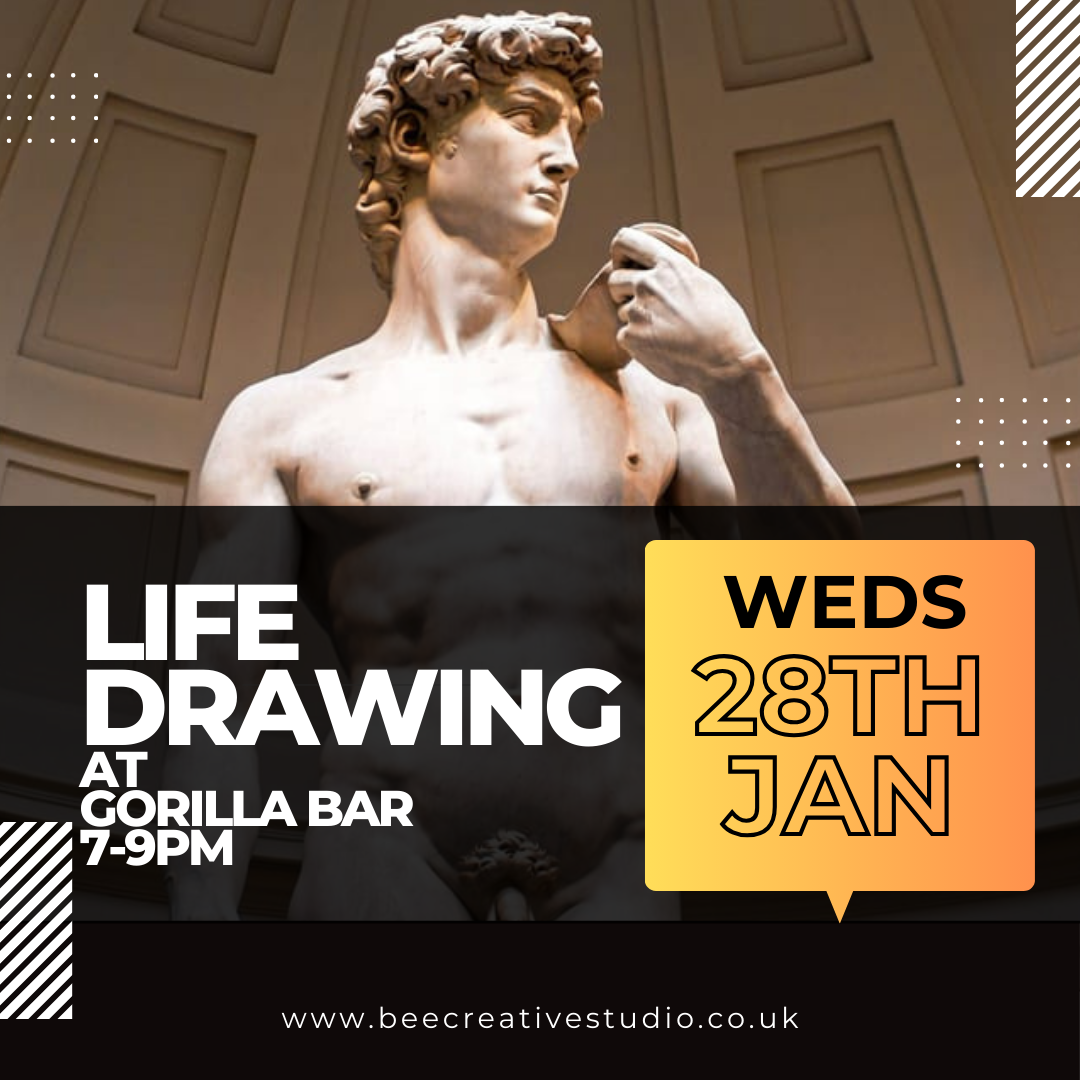 Life Drawing at Gorilla Bar: Michelangelo’s Heroic Figure
