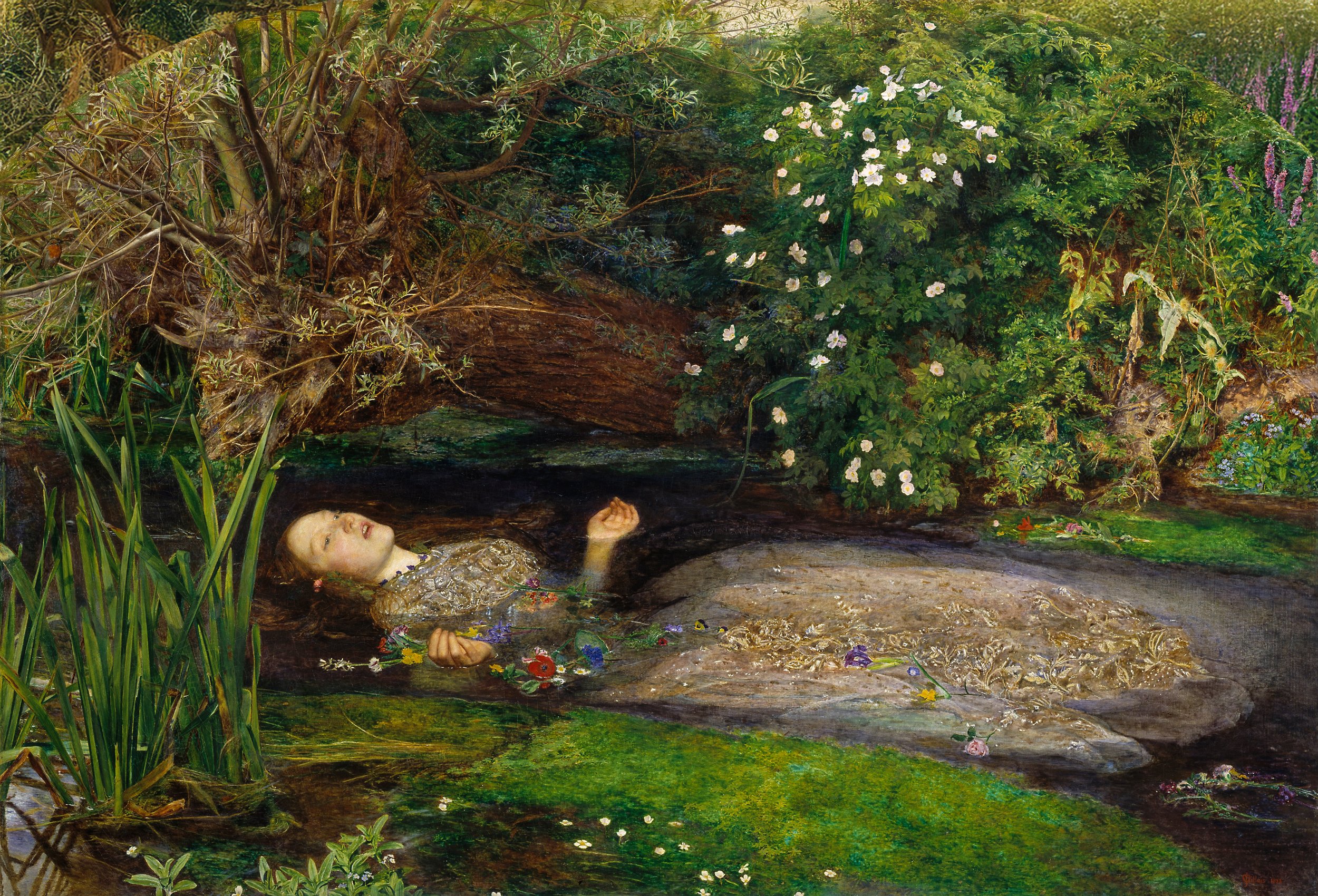 Understanding Millais’ Ophelia: Artist Techniques in Colour, Composition, and Brushwork 