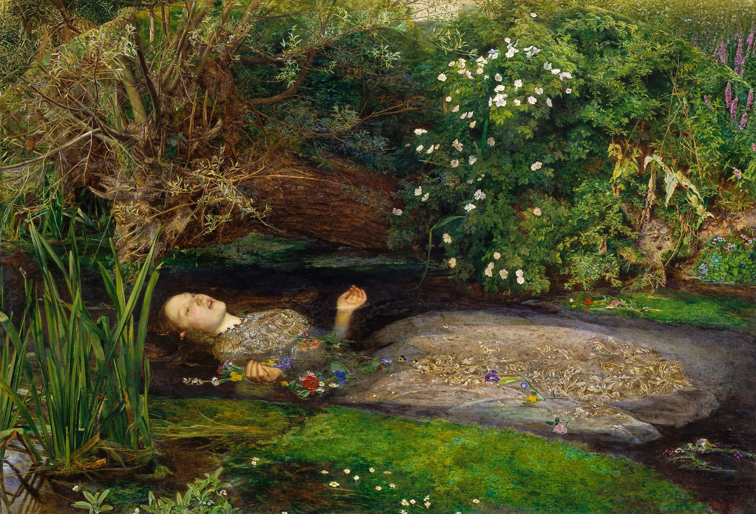 Understanding Millais’ Ophelia: Artist Techniques in Colour, Composition, and Brushwork 
