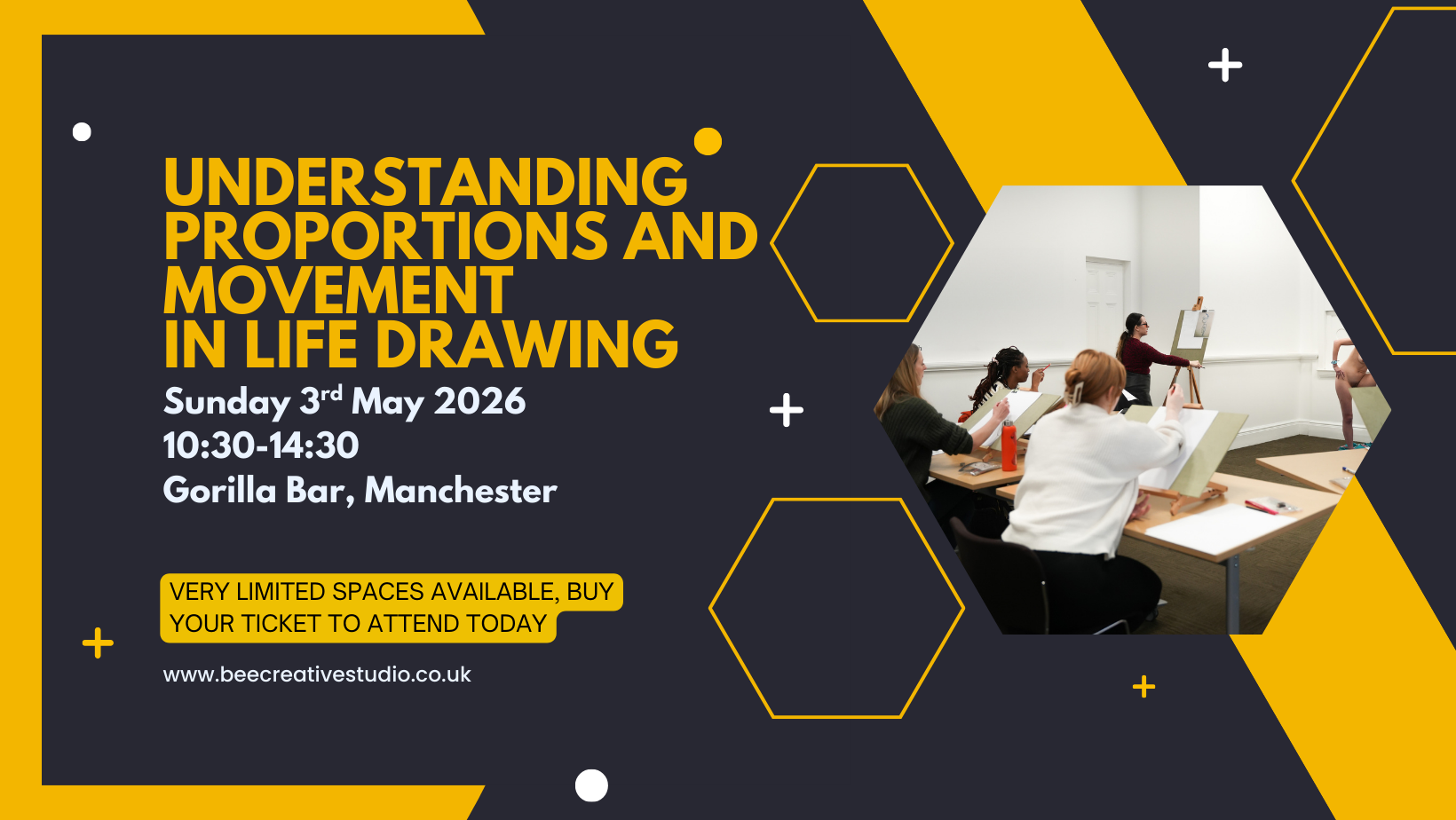 Understanding Proportions & Movement in Life Drawing Workshop