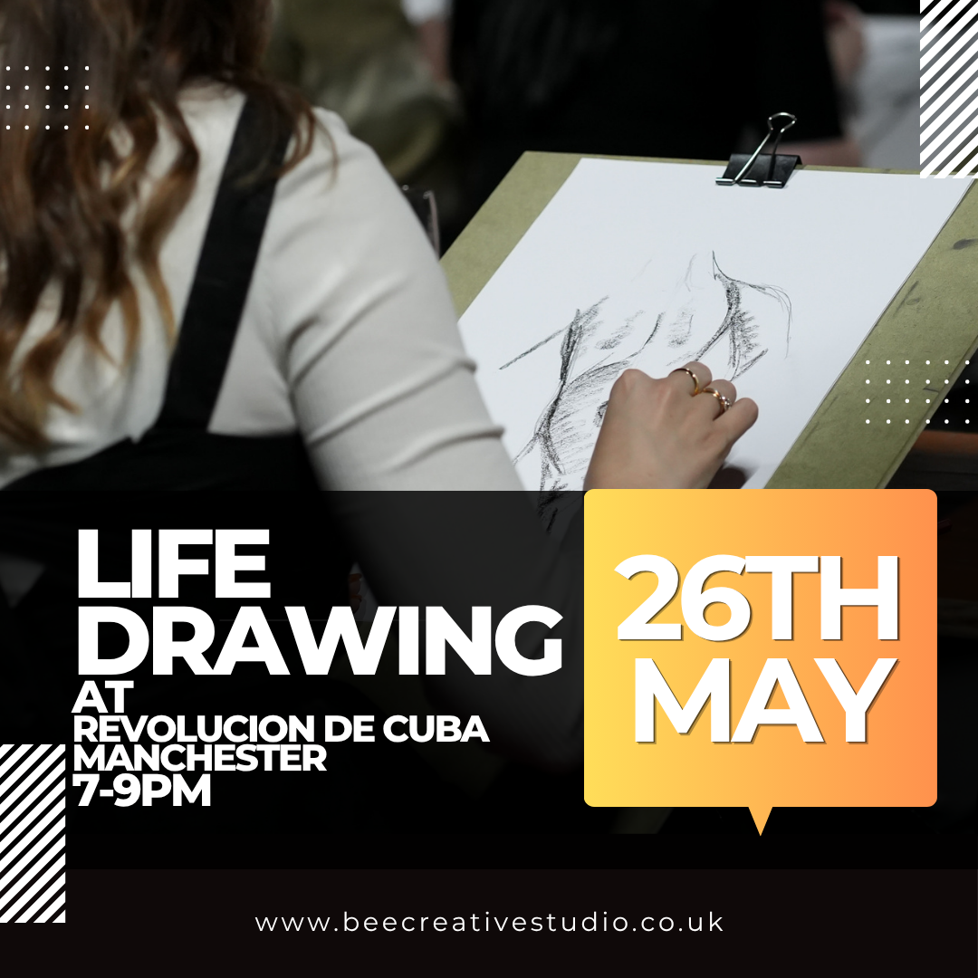 Life Drawing at Revolucion DeCuba, Manchester