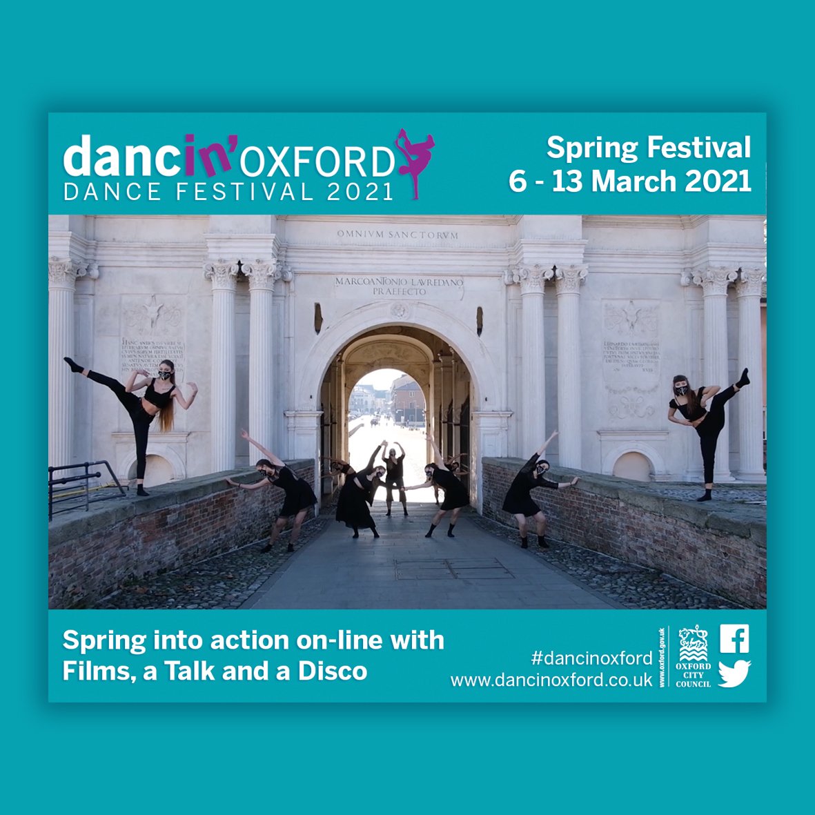 Dancin Oxford | Eye-catching Posters and Merchandise Designed by Hot Rock Group