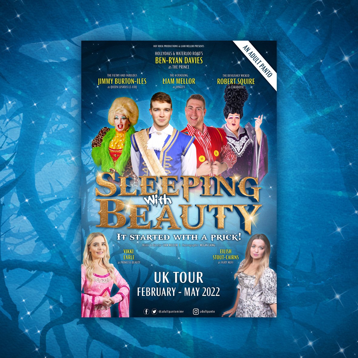 HR Adult Panto | Eye-catching Posters and Merchandise Designed by Hot Rock Group