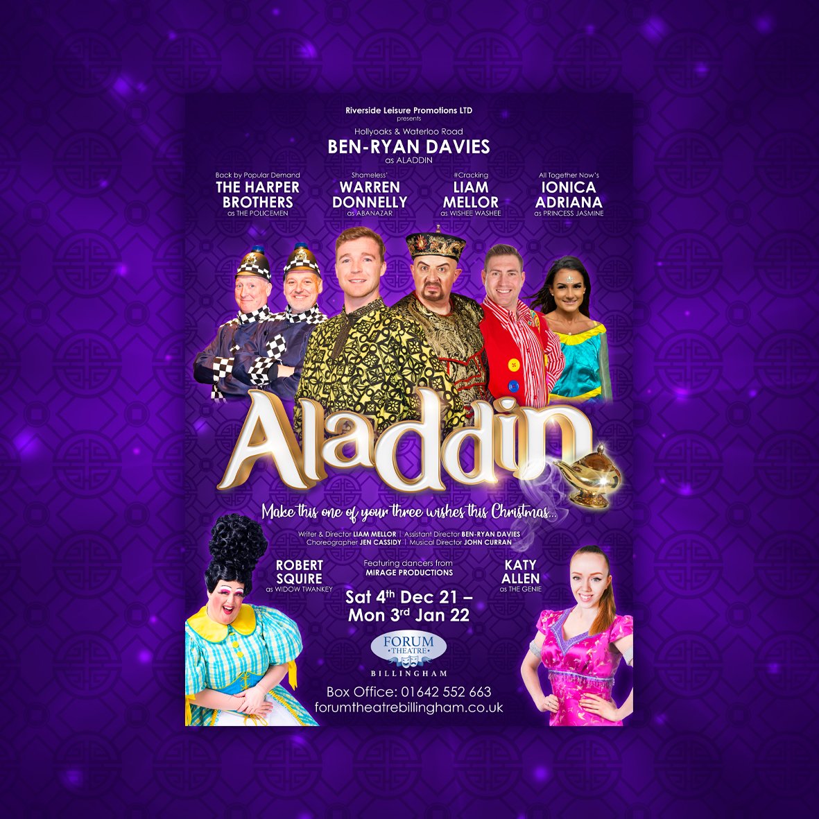 Riverside Aladdin | Eye-catching Posters and Merchandise Designed by Hot Rock Group