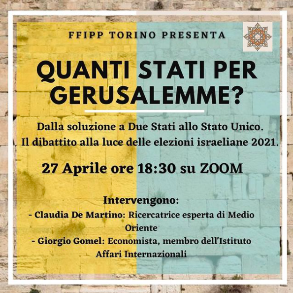 Zoom Event: Quanti Stati per Gerusalemme?