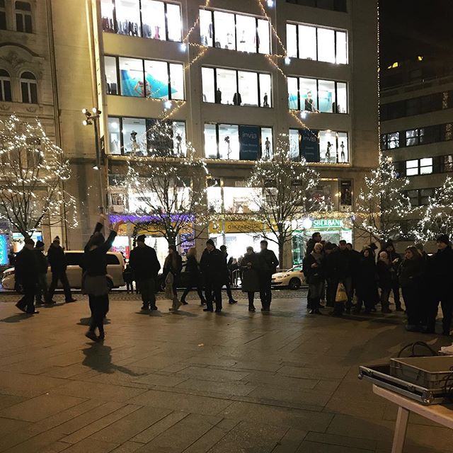 &ldquo;Through him all things were made; without him nothing was made that has been made.&rdquo;
‭‭John‬ ‭1:3‬ ‭NIV‬‬
&bull;
Amazing outreach at Wenceslas Square this evening. Ywam Prague had a chance to contribute and sing few songs with local Chris