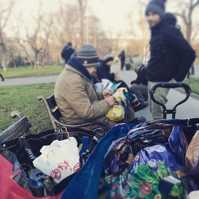 Today we had THE JOY to hand out Christmas gifts to some homeless people. Huge thank you to everyone who donated and bought things for these amazing friends of ours, they were happy! 
#blessedtobeablessing #ywam #ywamprague #joyofthelord #friendships