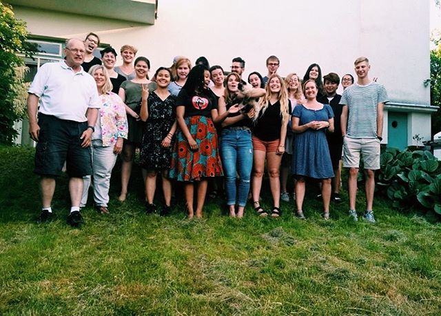 Nasě Ywam Pražsk&aacute; Rodina! &bull;Our Ywam Prague Family&bull; .
.
Two Fridays ago, we had the joy of sending out the @ywamyork DTS outreach team that had been with us for 3 weeks and welcoming the @ywambrisbane MAD DTS team who have come to joi