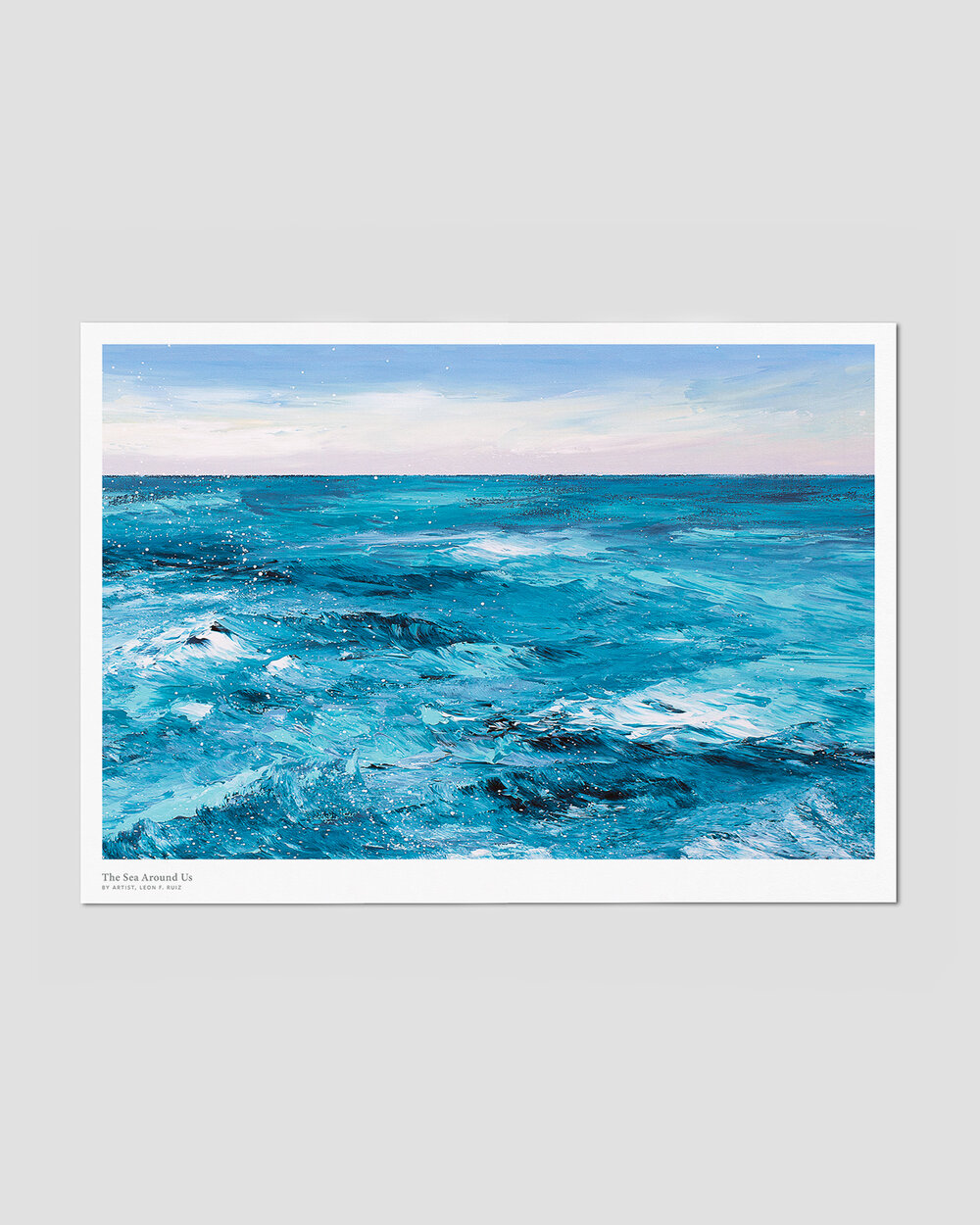 Catch a Wave is a 18x24 Original Acrylic Painting on Canvas — Leon F Ruiz