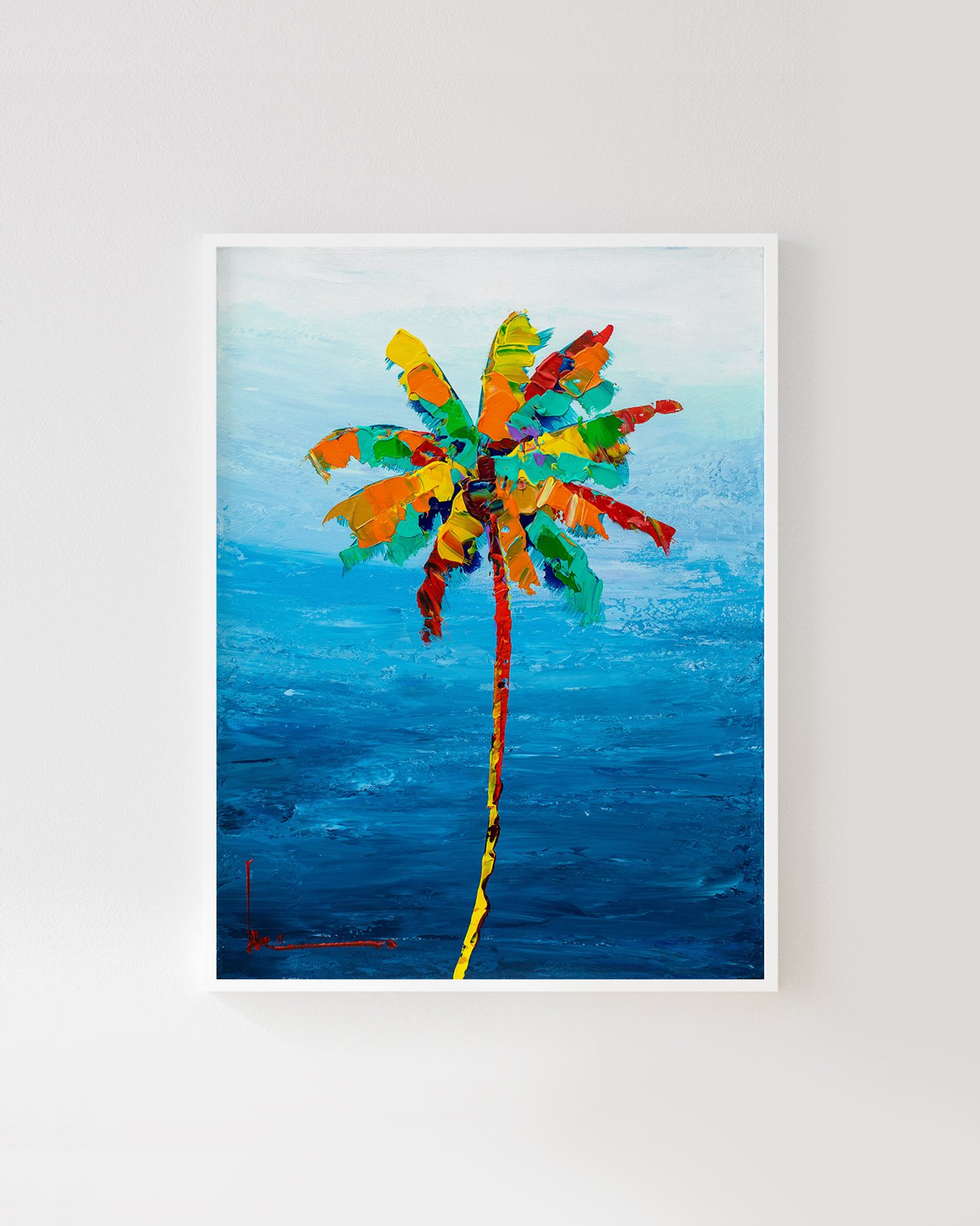 Catch a Wave is a 18x24 Original Acrylic Painting on Canvas — Leon F Ruiz