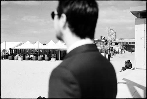 At the beach