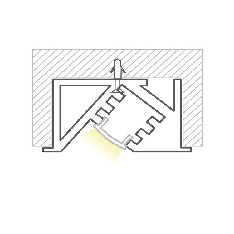 LED aluminium profile GFP-PRO-012 elite light display
