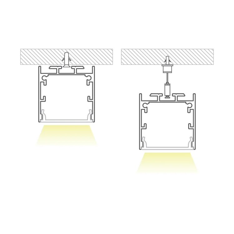 LED aluminium profile GFP-PRO-A034 light display