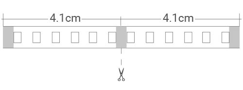 LED cut line