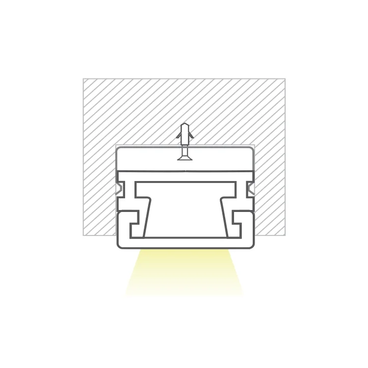 LED aluminium profile GFP-PRO-007 light display