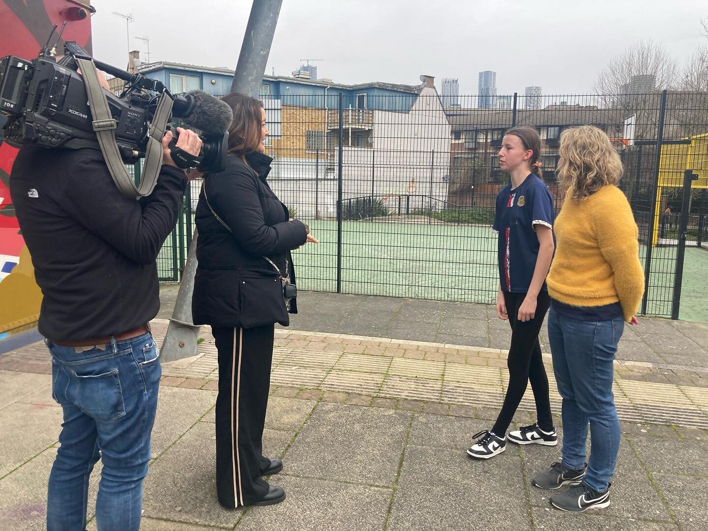 Catch us on @bbclondon news tomorrow at 6:30pm, and on BBC radio London at 7.40am talking about the amazing young women we support. Huge thank you to @comicrelief and all who donate for supporting our mentoring programme! We had a brilliant day filmi