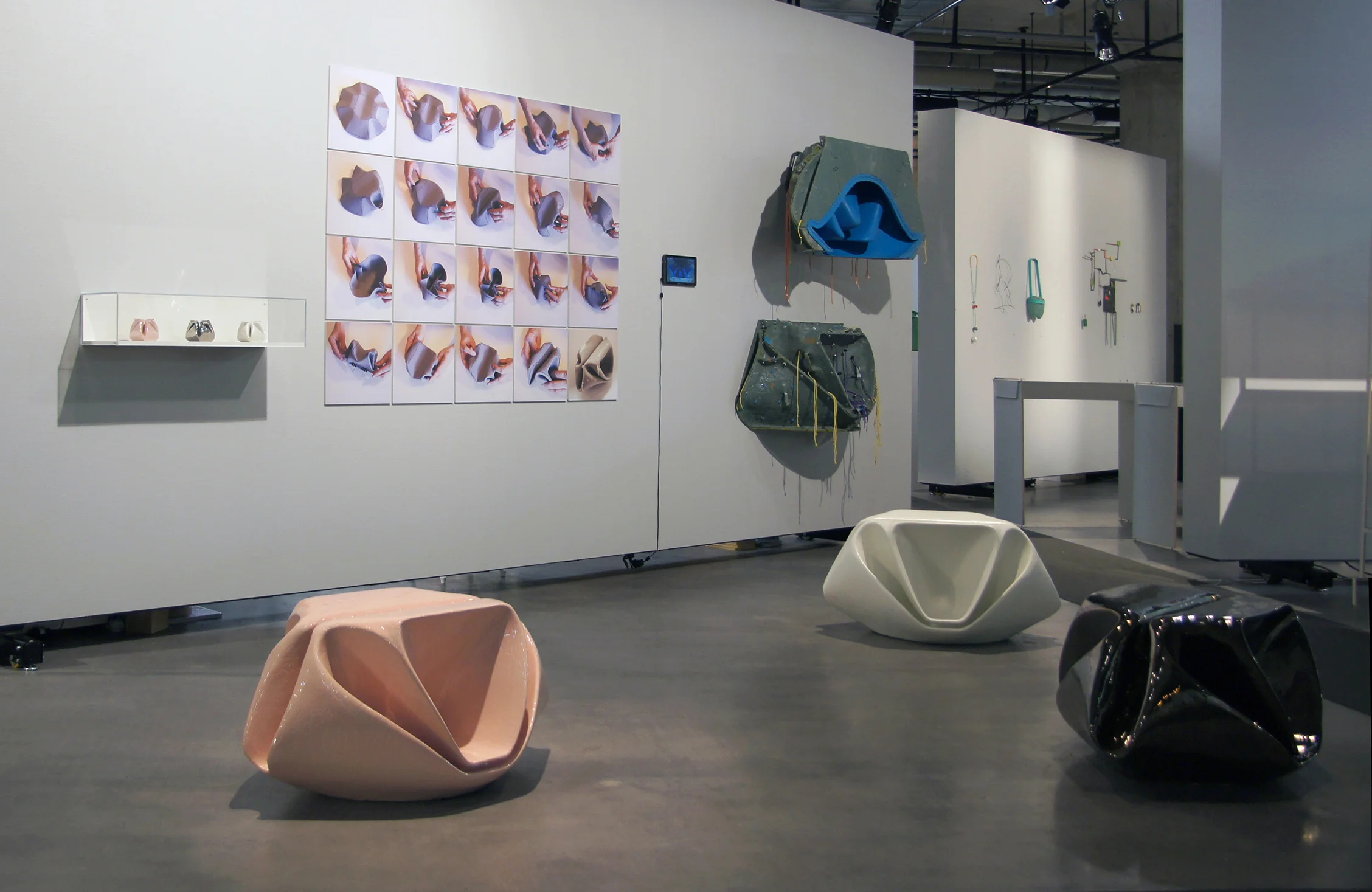 | T-STOOL PROJECT CREDITS | Design and Production: Rhett Russo in collaboration with Katrin Mueller-Russo | CNC machining: Jeannie Wu | Assembly of the positive: Yasemin Uyar | Ceramics assistant: 