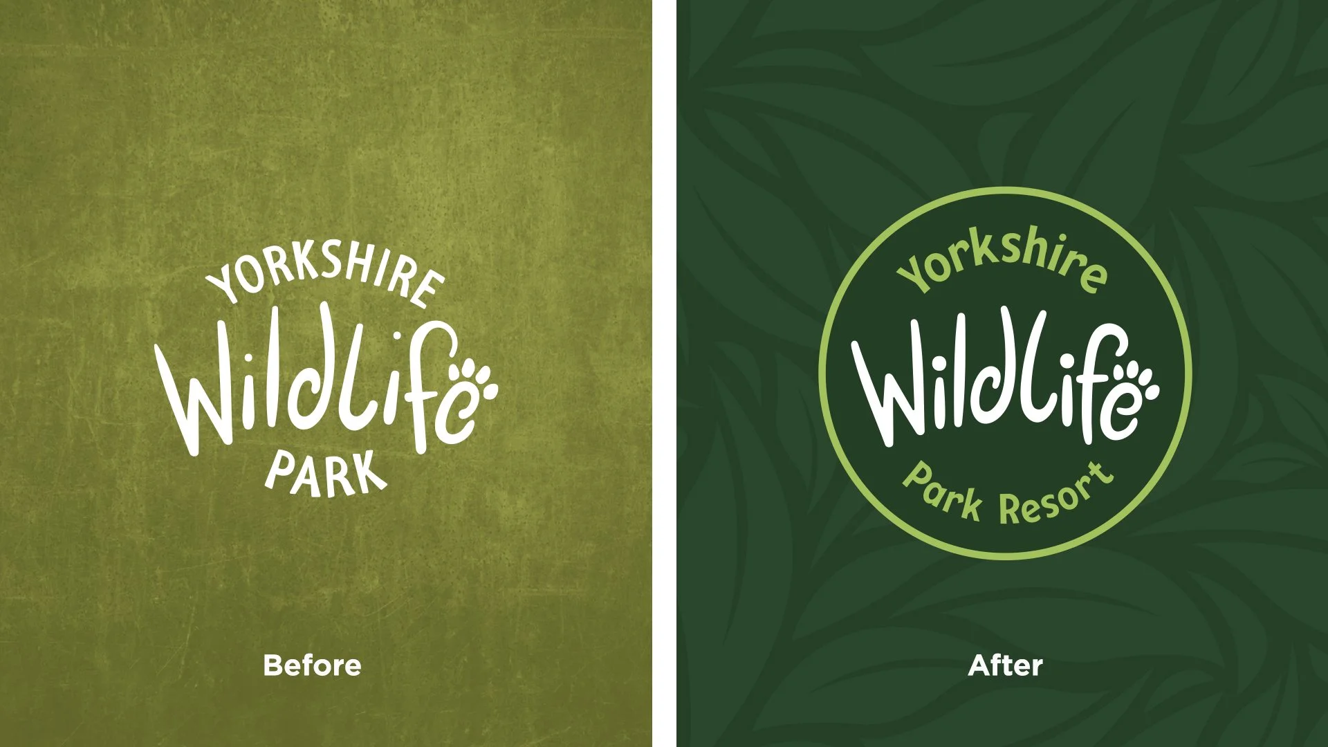 Yorkshire Wildlife Park Rebrand LMC