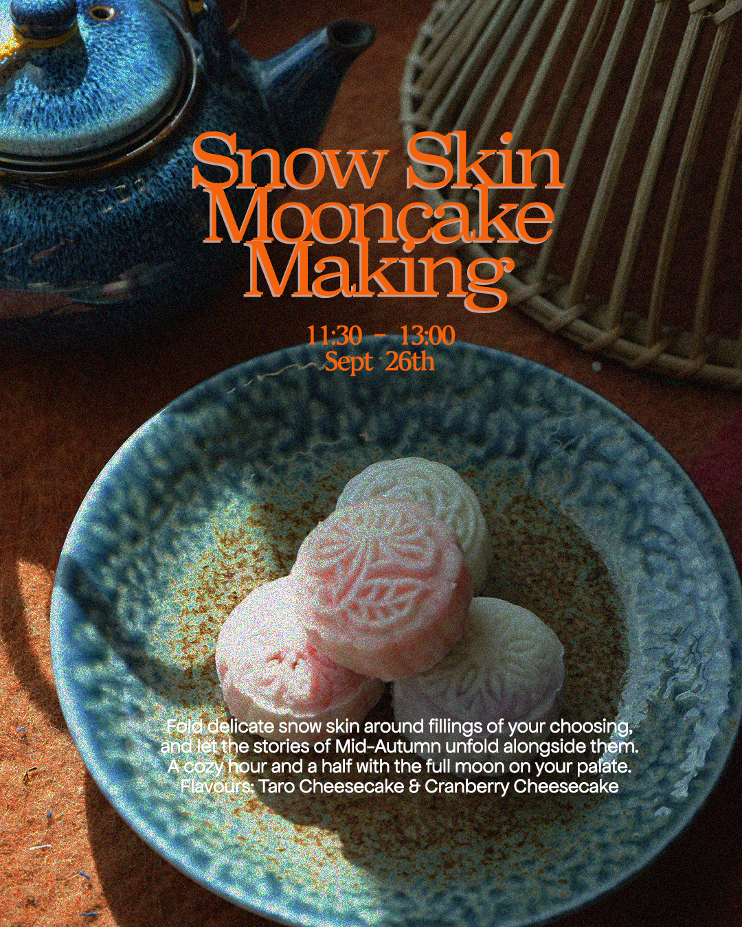 Snow Skin Mooncake Making