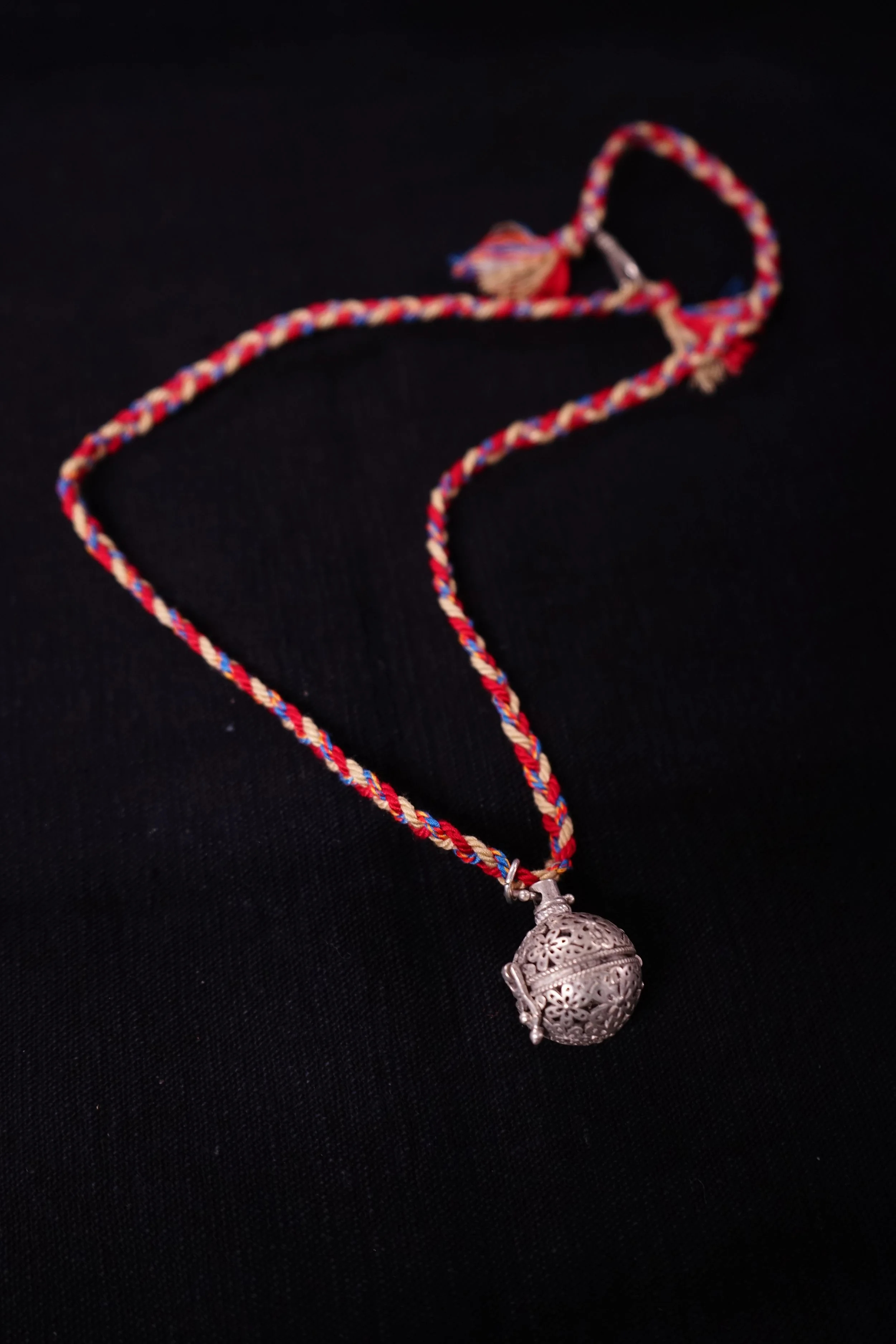 Miao sliver plated copper locket necklace