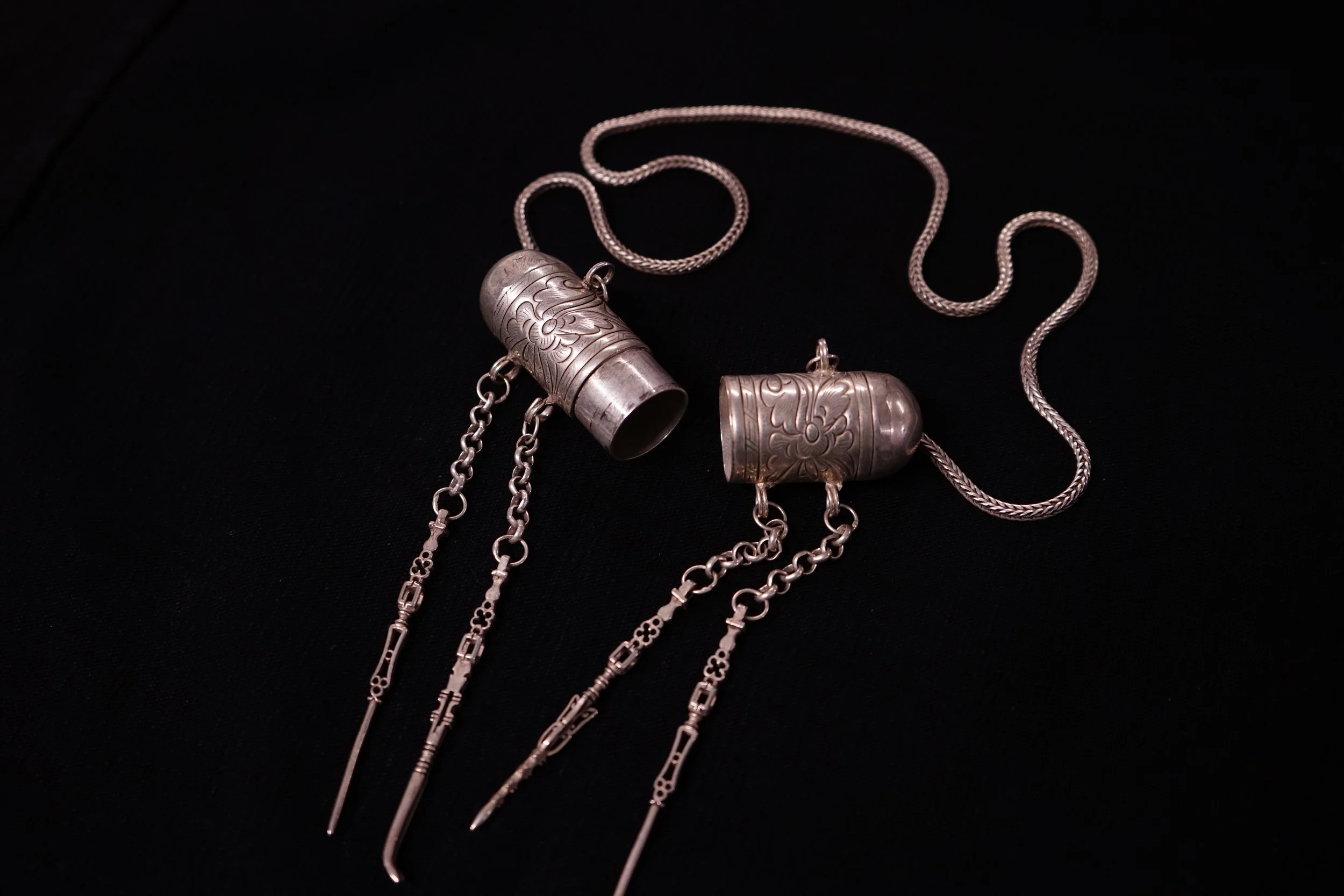 Miao sliver plated copper locket necklace - Women's treasures