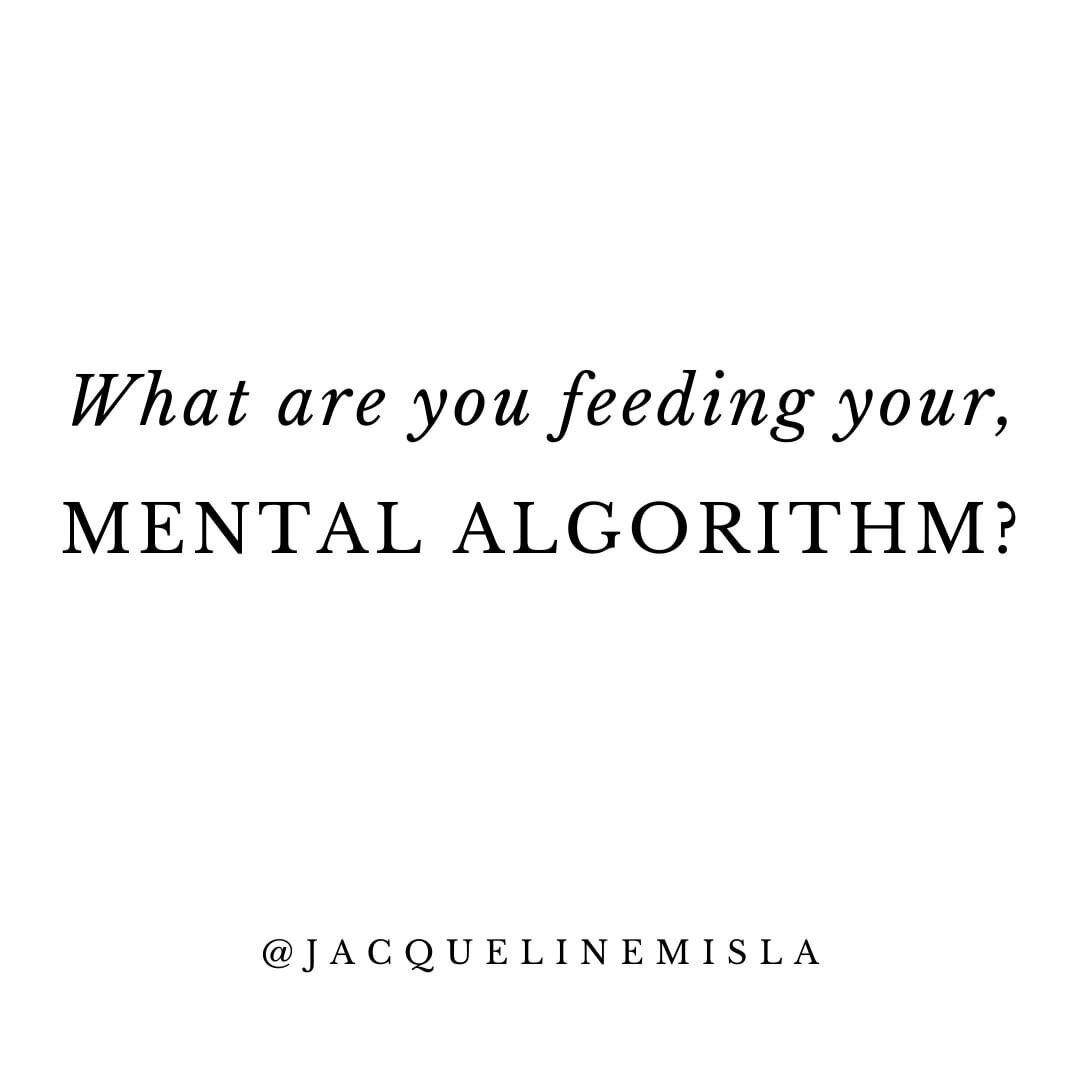 Changing Your Mental Algorithm 