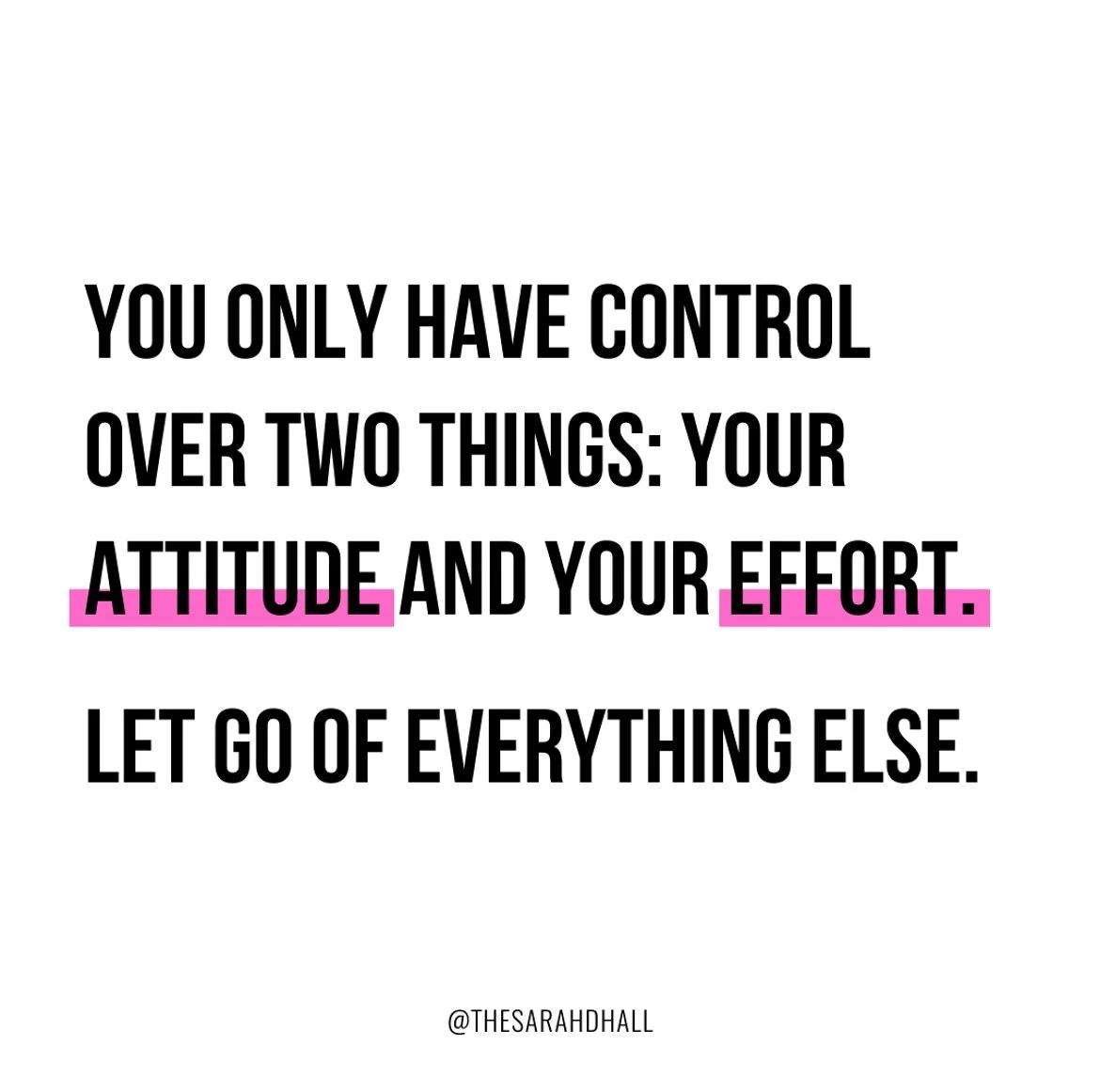 Focus on what you can control today!💪🏽

.
.

#mindsetshift #growthmindset #letgo #positiveattitude #keepgoing #houstonmotivation #houstonyogastudio #houstonmeditation #soultribeshtx