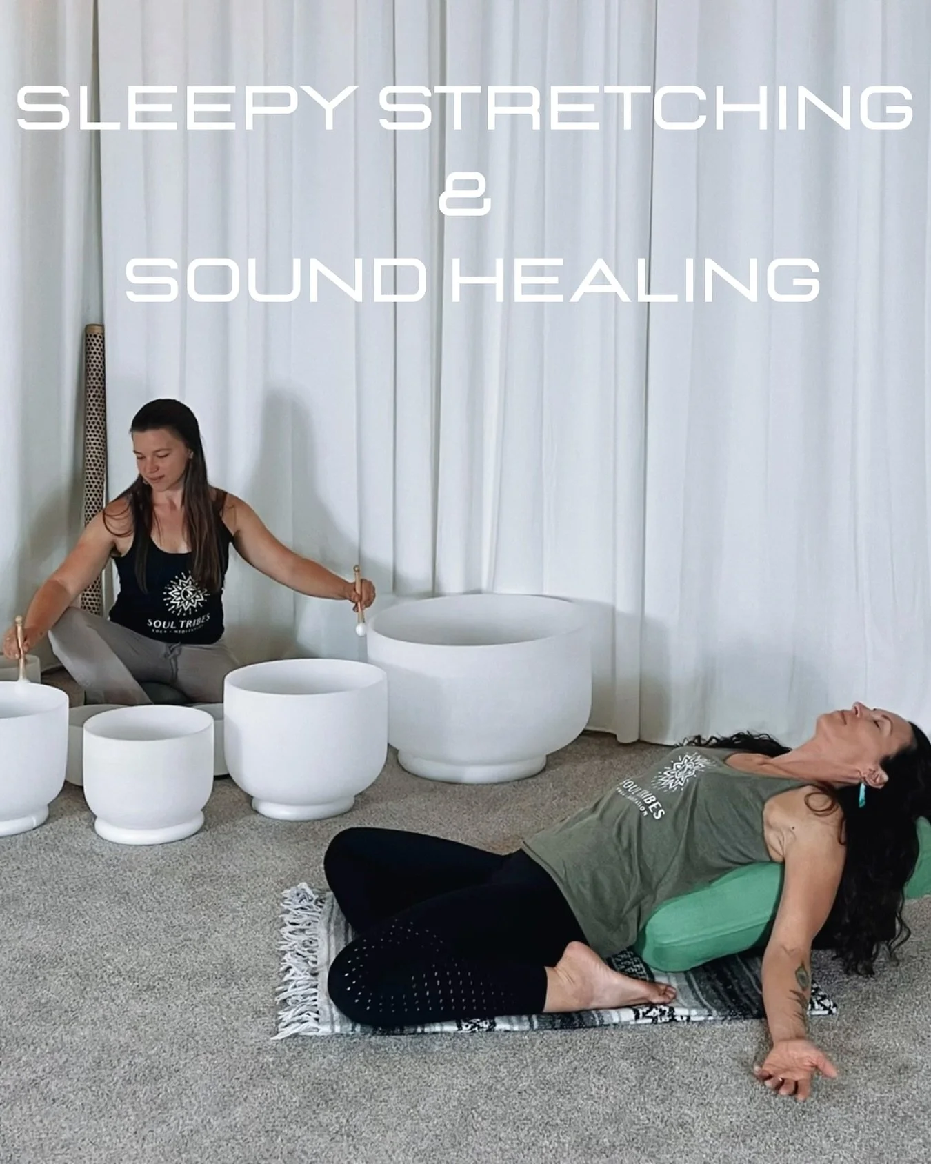 🎉We&rsquo;re hosting our Sleepy Stretching &amp; Sound Healing workshop to wrap up 2025! 

💫Join Taylor and Sarah 👉🏽 Friday, December 5th, 7:30pm-8:45pm for Yin yoga, aka Sleepy Stretching, and Sound Healing from numerous quartz crystal singing b