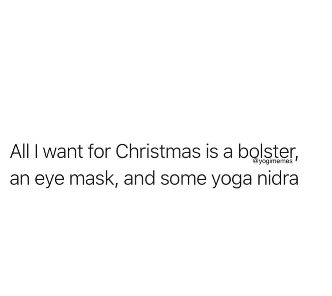 🎅 We made it to the nice list so we know we&rsquo;re getting what we asked for. 😉 
.
.

#houstonyoganidra #houstonyogastudio #houstonyogis #merrychristms #soultribeshtx