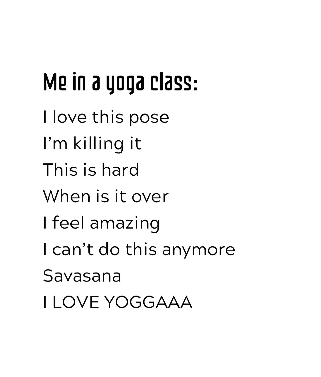 😂It&rsquo;s all about the journey - in yoga and life! 
.
.
#selfcarejourney #houstonvinyasa #houstonyin #yogajourney #soultribeshtx