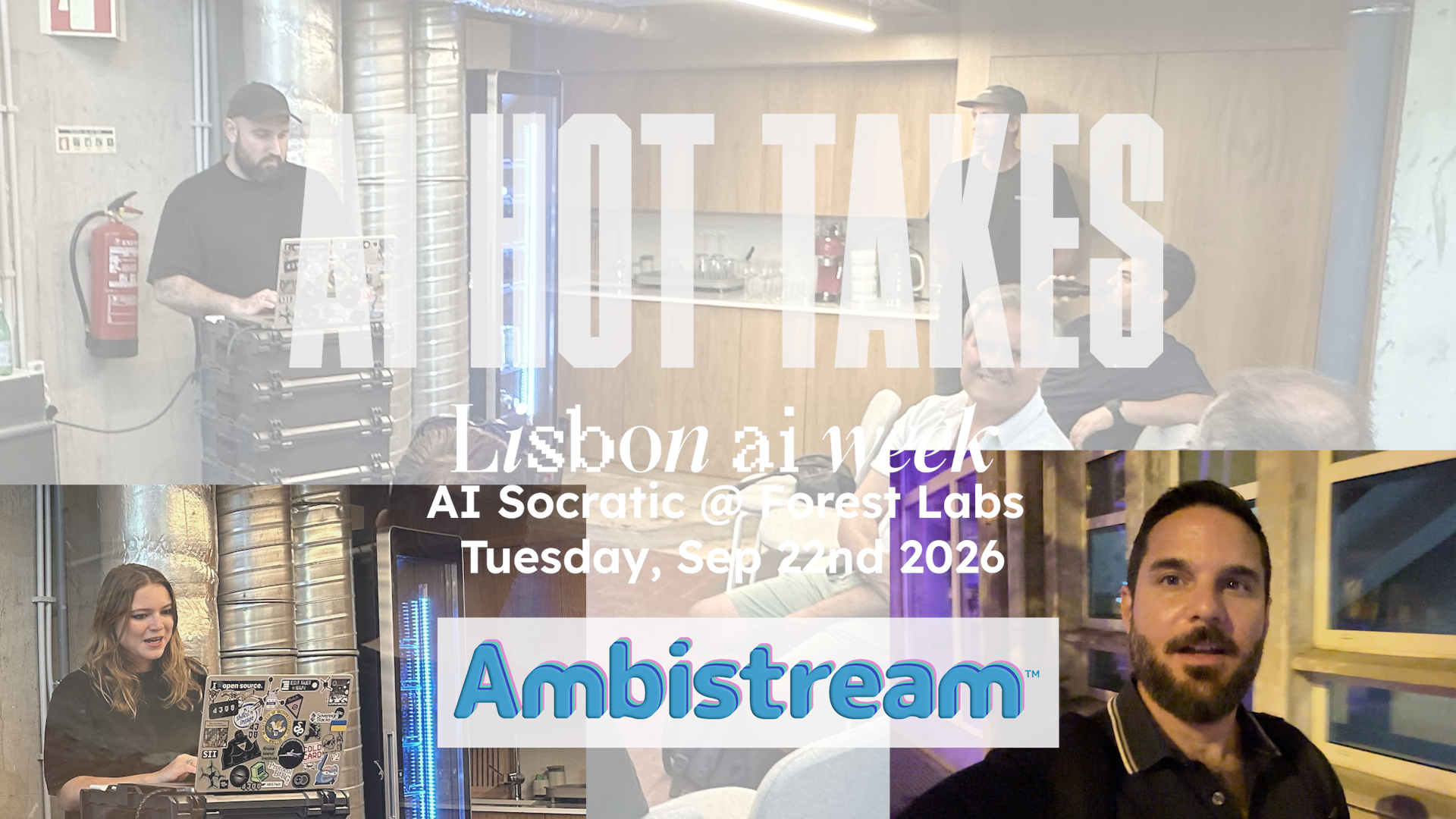 AI Hot Takes: Socratic AI as part of Lisbon AI Week @ the Unicorn Factory