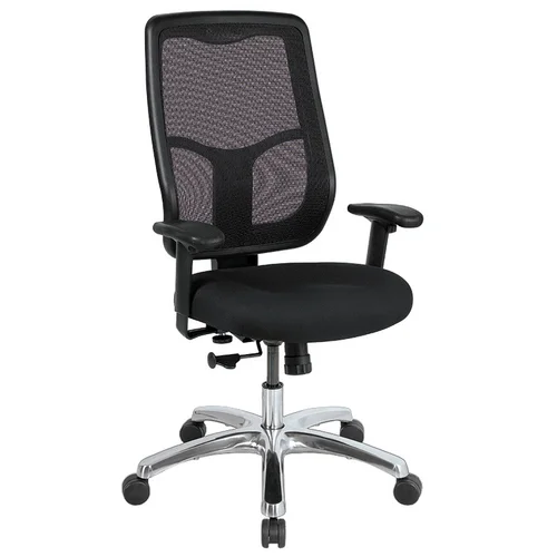 Quick Overview The Apollo is a perennial favorite, combining value, comfort, adjustability and quality, and featuring a breathable, color-coordinated mesh back that matches the comfortably contoured and padded waterfall seat.