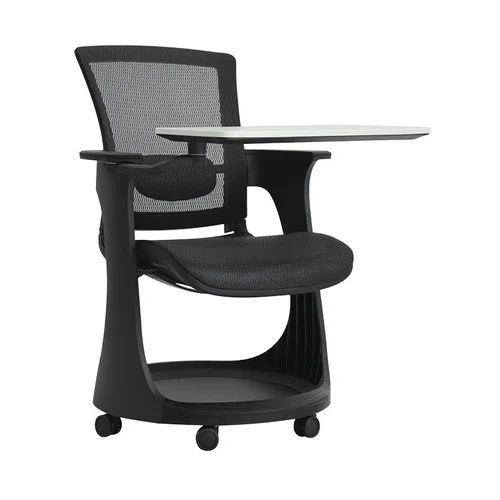 Quick Overview Practically an office on wheels, the Eduskate was designed as a personal work space for learning. Delivering both comfort and support, it has no hard edges or right angles to deliver an approachable, contemporary look and feel. A mesh back and mesh waterfall seat keep students cool, comfortable and attentive throughout classroom courses.