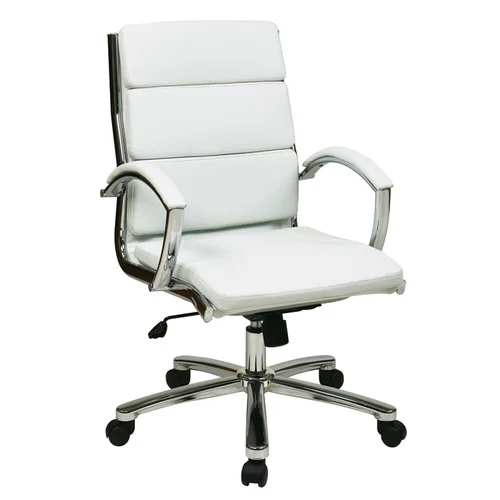 Quick Overview Executive High Back Mocha Eco Leather Chair with Locking Tilt Control and Two Tone Stitching. Thick Padded Contour Seat and Back with Built-in Lumbar Support. One Touch Pneumatic Seat Height Adjustment. 360° Seat Swivel. Locking Tilt Control with Adjustable Tilt Tension. Padded Loop Arms. Eco Leather: Mocha with Two Tone Stitching. Heavy Duty Nylon Base with Dual Wheel Carpet Casters.