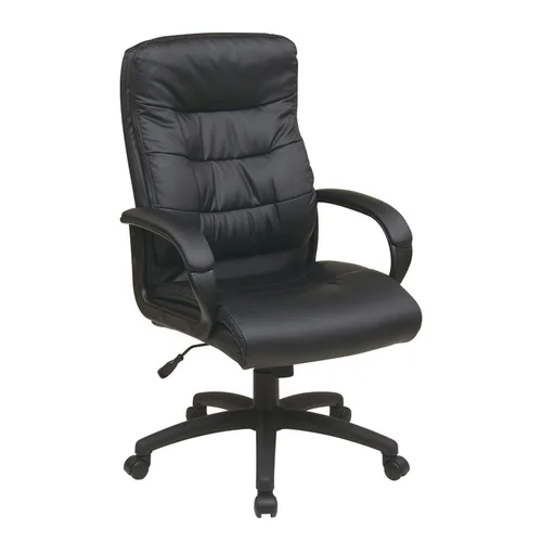 Quick Overview Manage It- OFD Executive Chair is upholstered with high-quality faux leather, this executive chair adds a new look to your workspace. The chair offers optimum comfort with the lumbar support that fits your spine curve. Its pneumatic seat height adjustment mechanism lets you alter the height to attain a comfortable posture. Equipped with a tilt function, this chair allows you to recline at a relaxed angle while working.