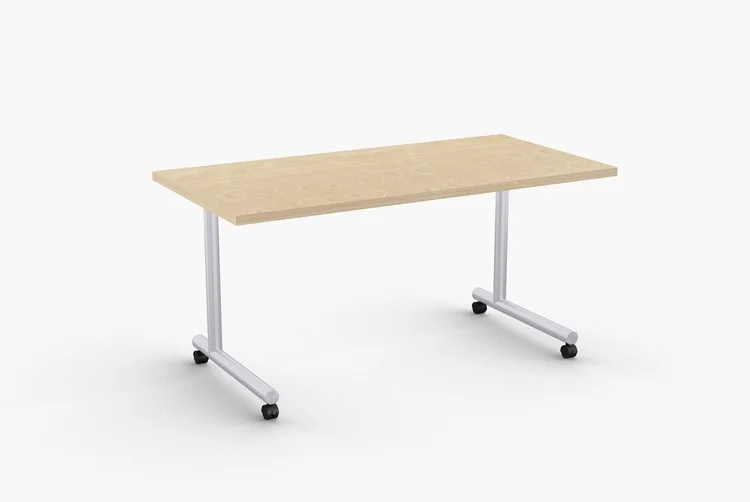 Quick Overview SlimFlip-C features the offset bases with casters, built-in steel modesty panel and our extremely popular single point release mechanism. It is simple to use and requires only one person to flip the top. Heavy duty beam prevents top from sagging.