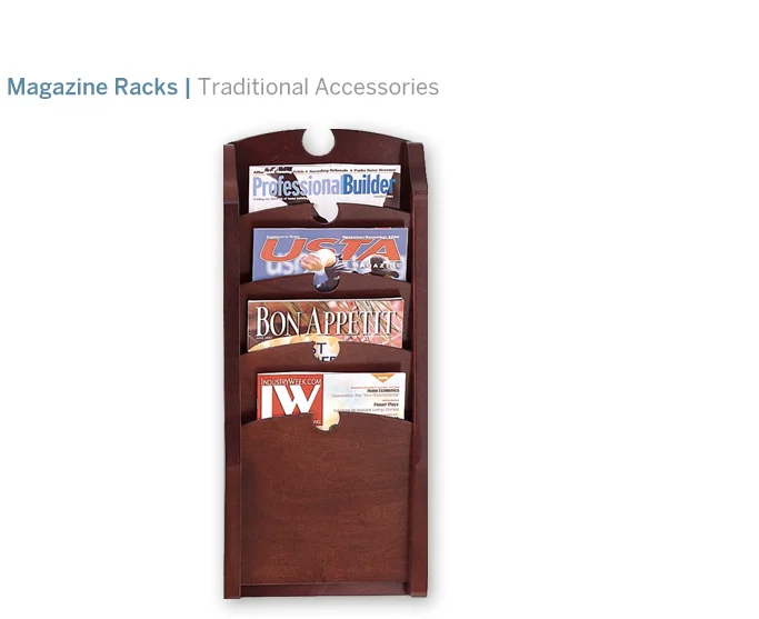 Lesro 4 Pocket Magazine Rack 188.00